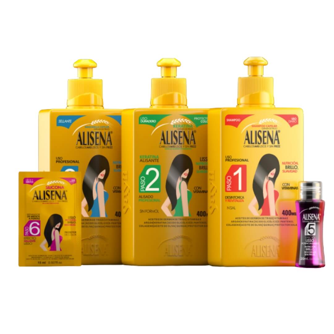 Kit Keratina Alisena 400ml – Alisado sin formol SAYII