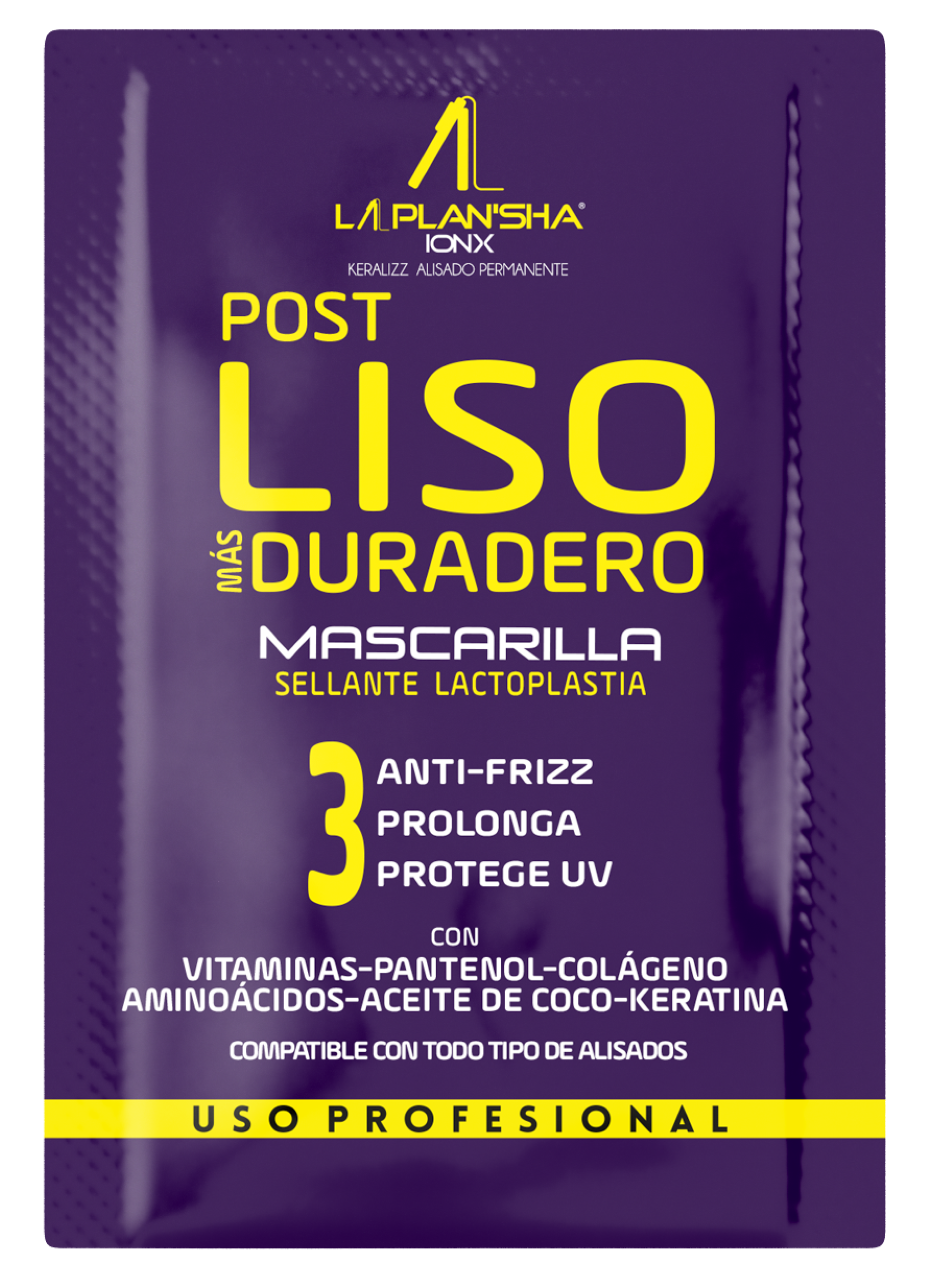 MASCARILLA SELLANTE LA PLANSHA IONX LACTOPLASTIA PASO 3 SACHET *60 ML