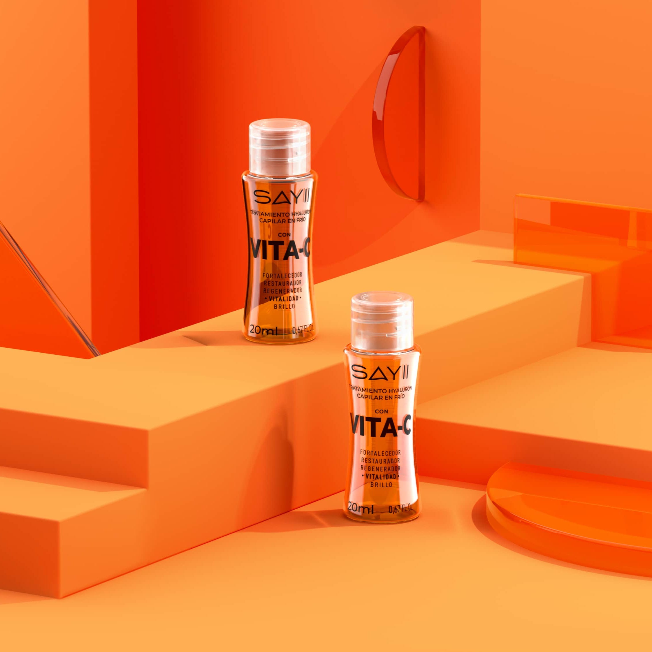 Producto SAYII con vitamina C – hidratación y nutrición capilar.