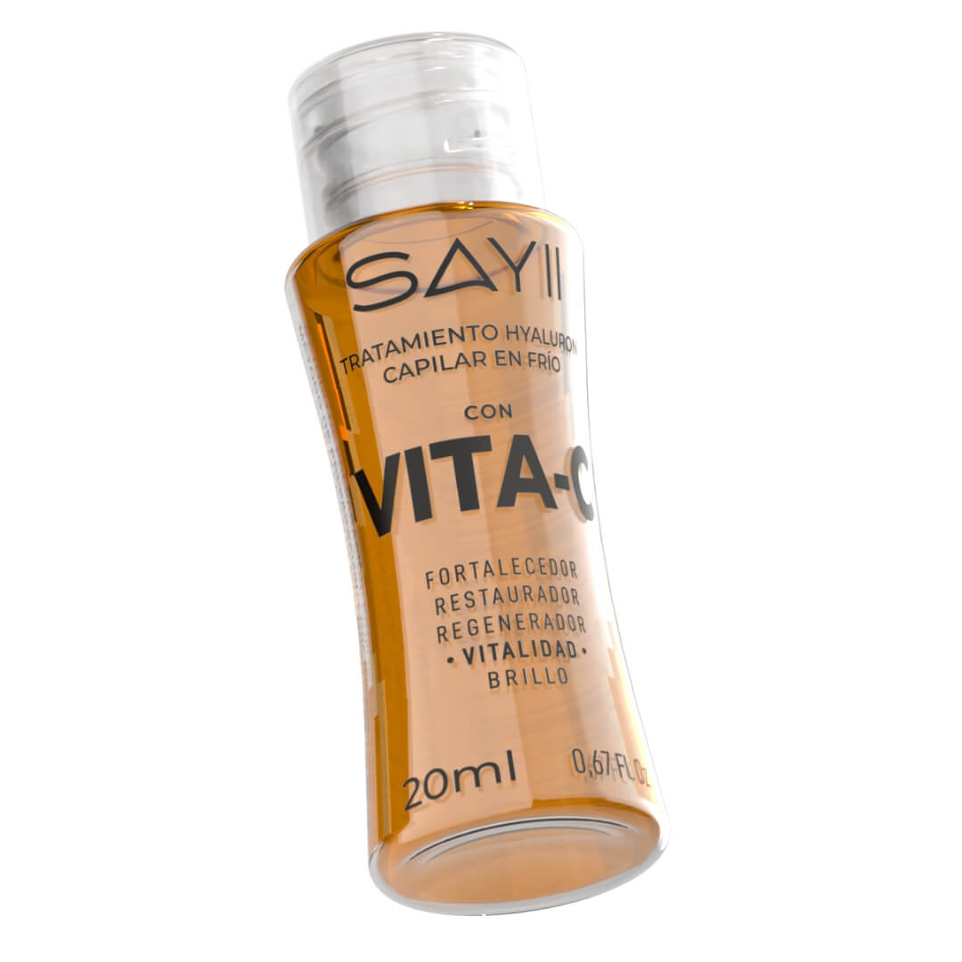 Tratamiento en frío SAYII con antioxidantes para revitalizar el cabello.