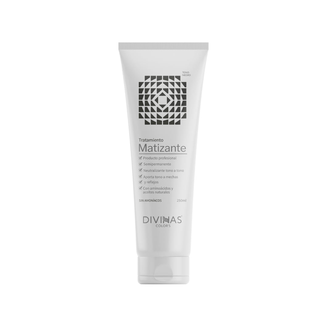 mascarilla negro divinas colors 250ml hidratación y tono