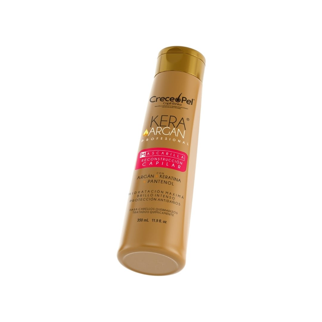 mascarilla capilar con keratina y aceite de argán
