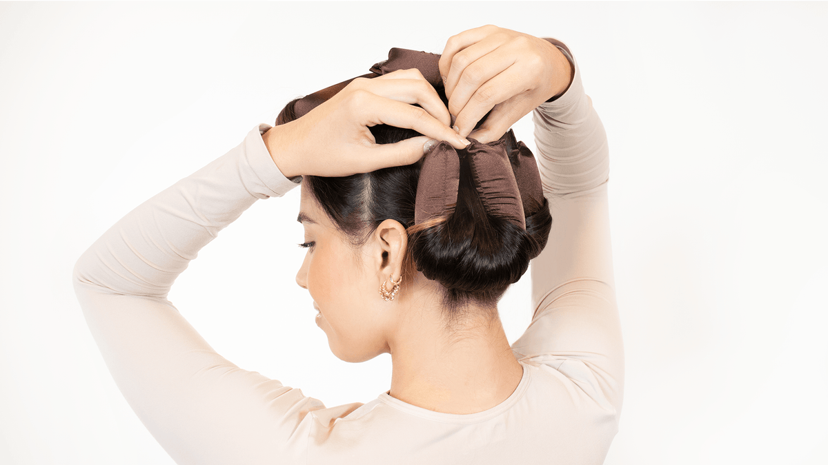 Set Champán de Ondas Sin Calor en Satín | Ondas Perfectas sin Plancha ni Rizador - SAYII