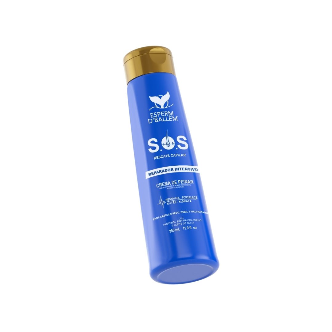 crema de peinar reparadora para cabello seco y frágil