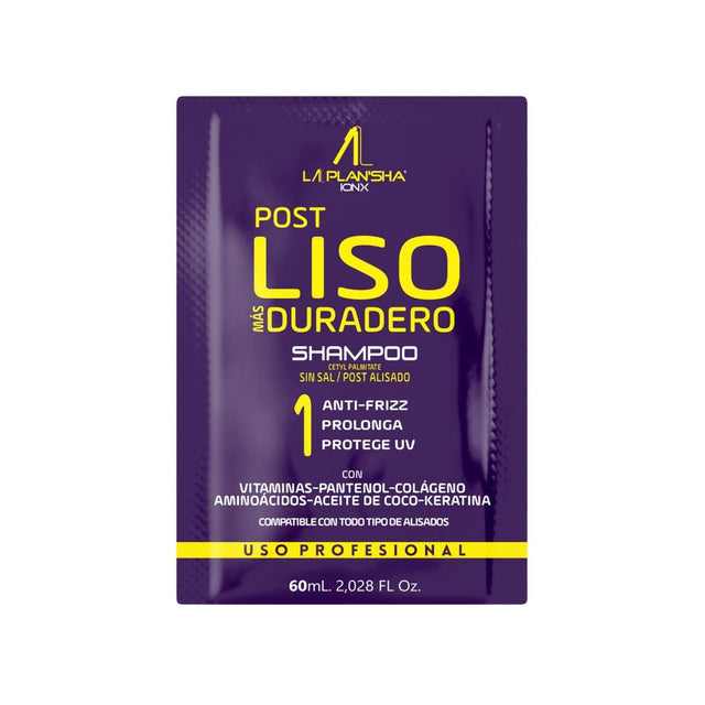 Shampoo La Plansha Ionx Lactoplastia Paso 1 Sachet 60 ml · Mayorista