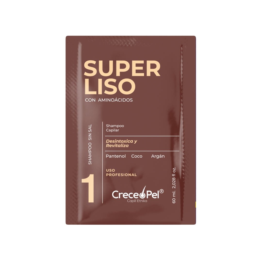 shampoo aminoácidos super liso profesional sachet 60 ml SAYII