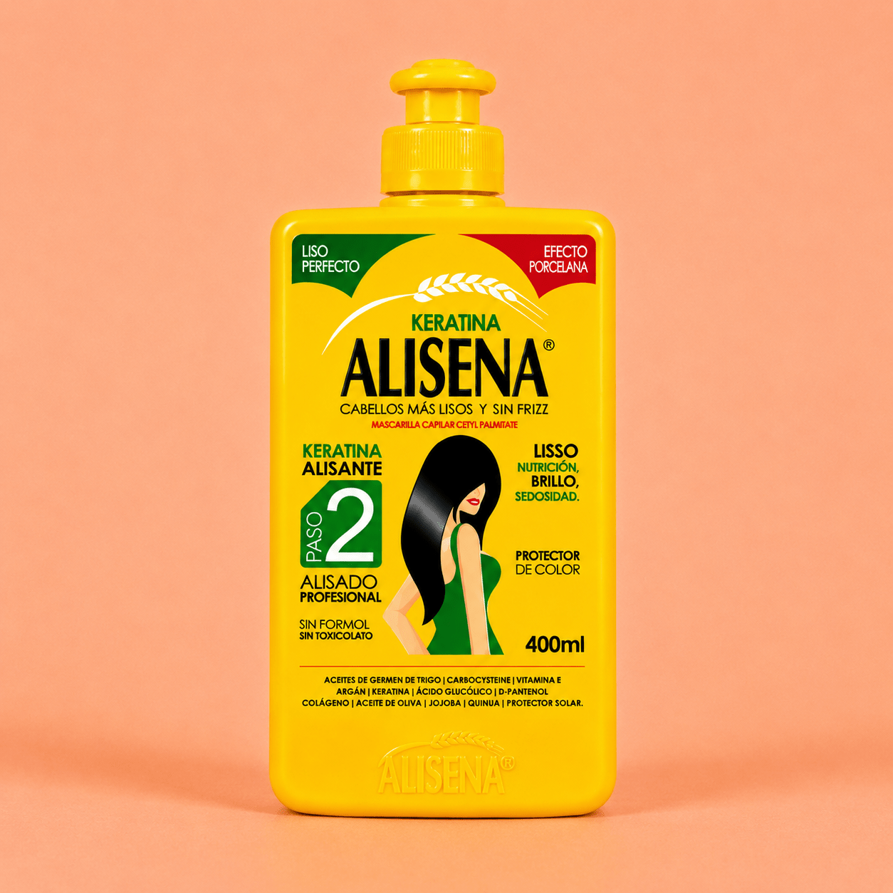 Kit Keratina Alisena 400 ml – Alisado sin formol, seguro y eficaz para controlar el volumen - SAYII