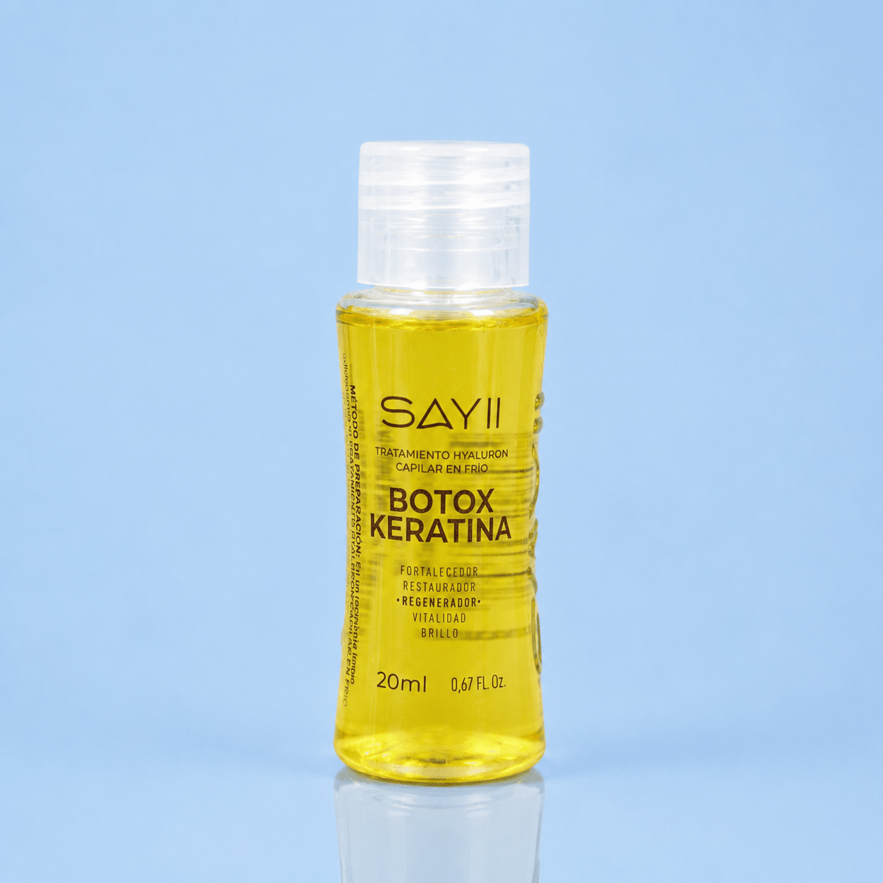 Ampolleta Botox Keratina Tratamiento Complex Hyaluron En Frío *20ml - SAYII