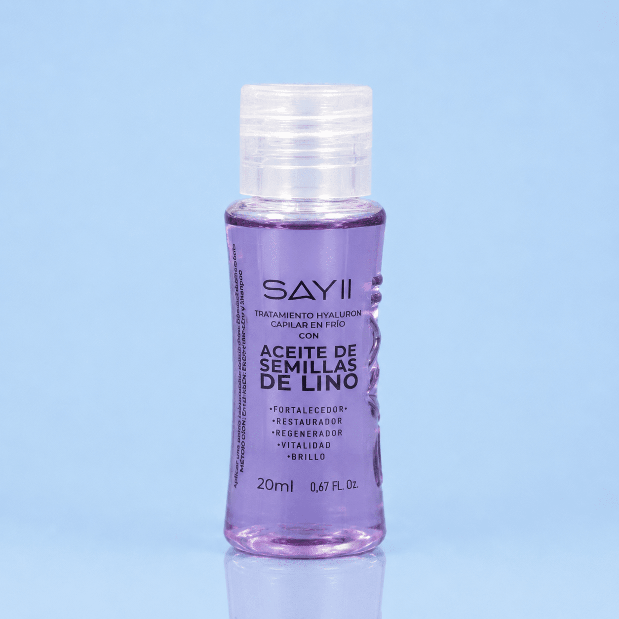 🎁 Ampolleta Aceite de Semillas de Lino Tratamiento Hyaluron *20ml (100% off) - SAYII