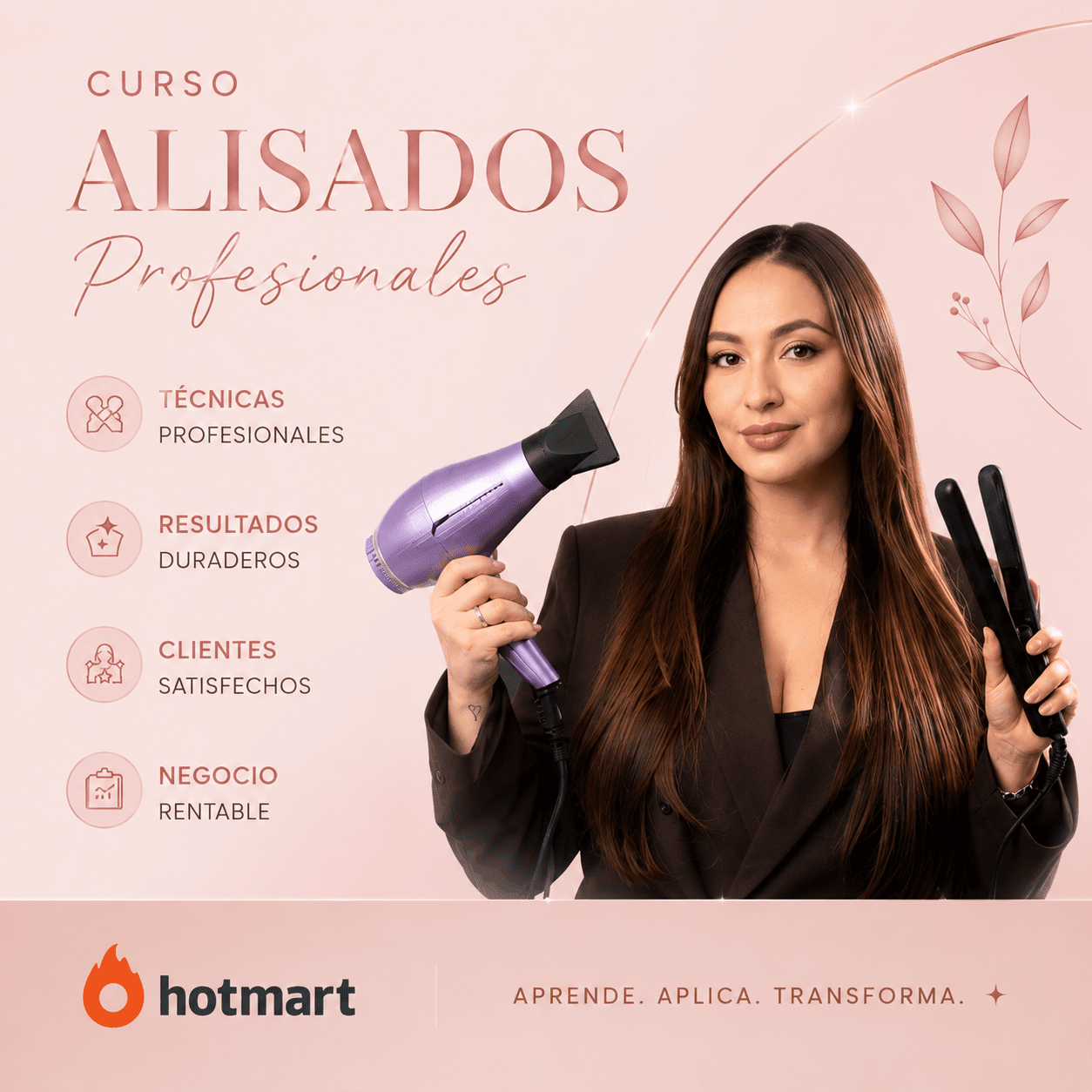 🎁 Curso profesional de alisado capilar: Inicia tu negocio de belleza (100% off) - SAYII