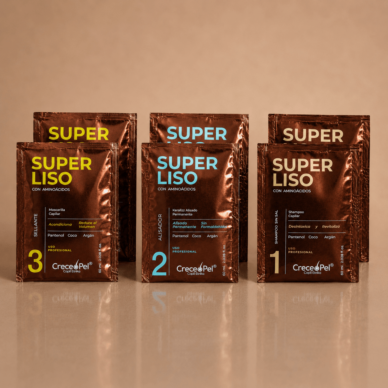 🎁 Kit Super Liso Aminoácidos 120 ml – Alisado Orgánico Profesional (20% off) - SAYII