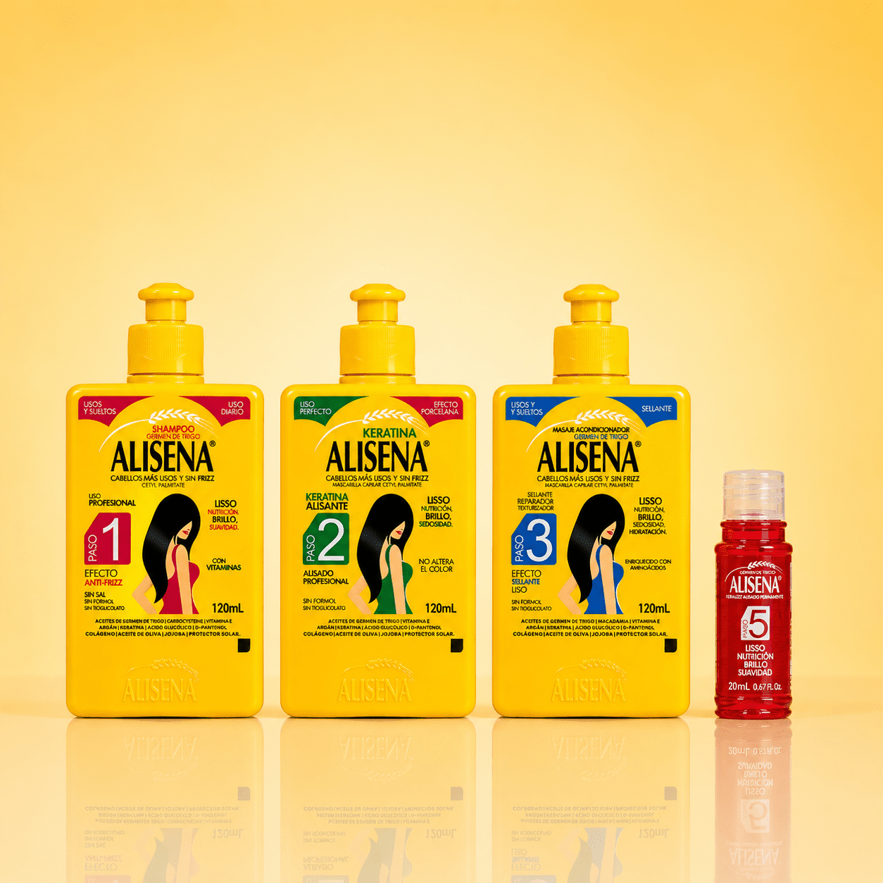 🎁 Combo Promo Alisena 120ml + Cóctel Hyaluron – Liso, brillo y restauración profunda (20% off) - SAYII