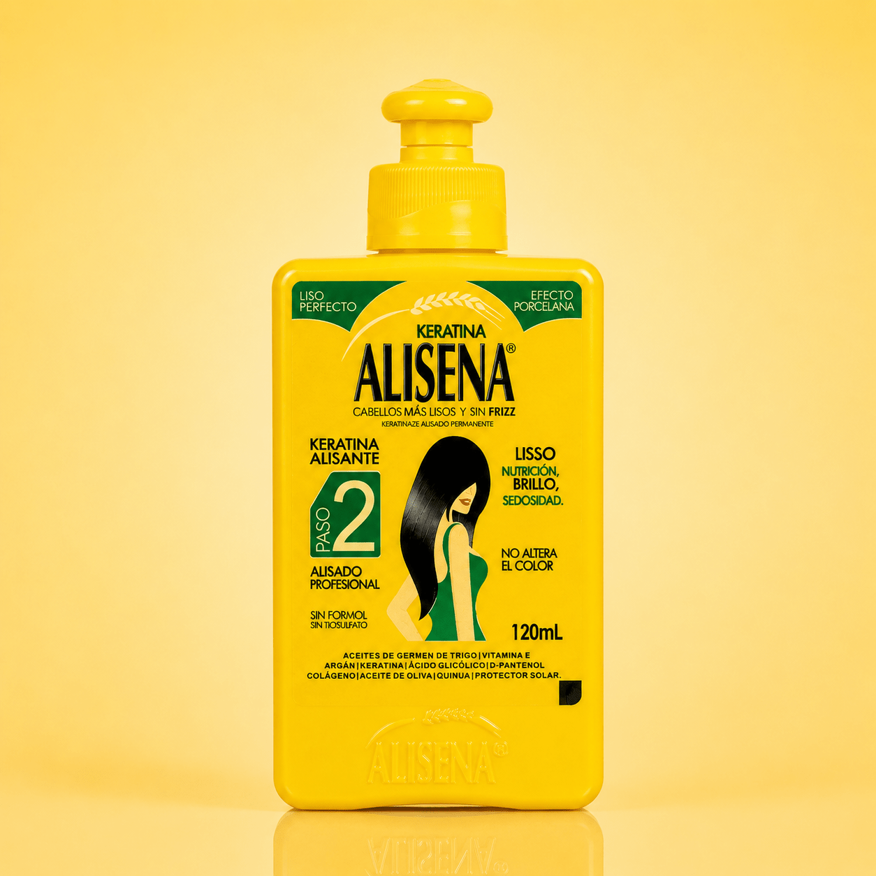 Keratina Alisena 120 ml Paso 2 – Alisado sin formol para cabello encrespado y con frizz - SAYII