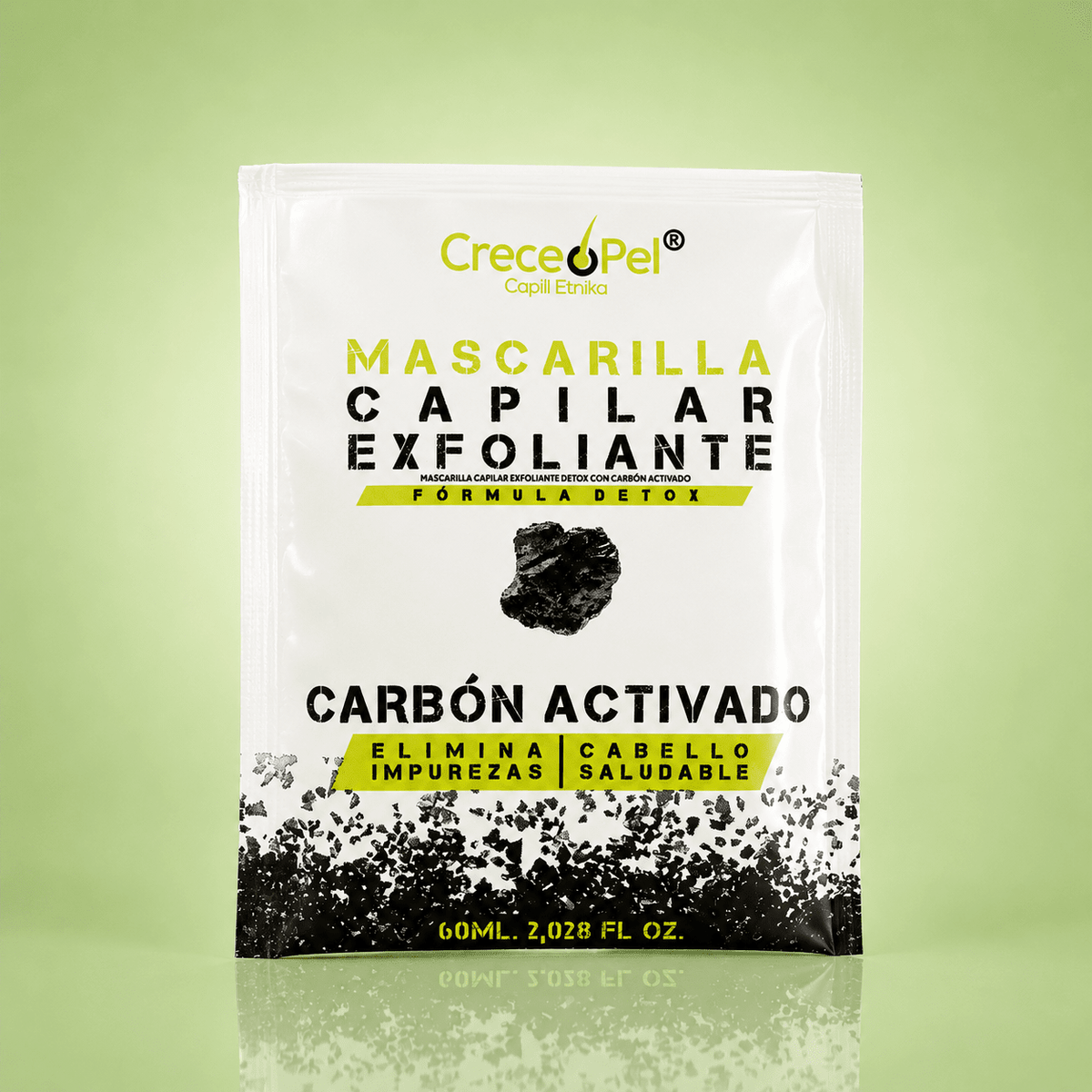 🎁 Mascarilla Exfoliante Carbón Activado 60ml – Limpieza profunda y desintoxicación capilar (100% off) - SAYII