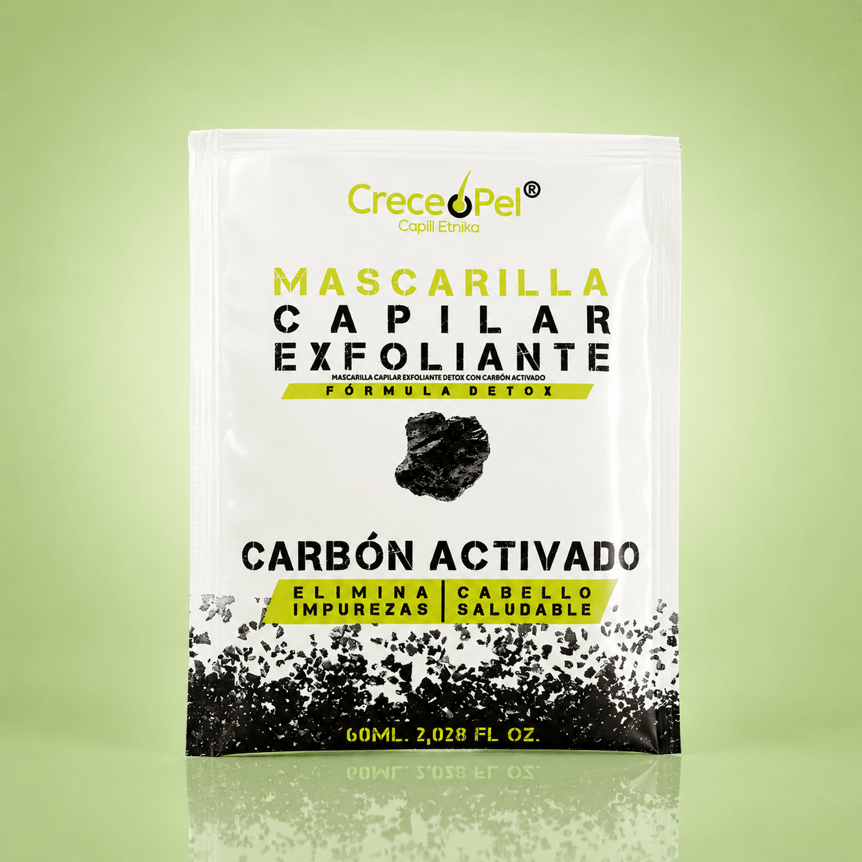 🎁 Mascarilla Exfoliante Carbón Activado 60ml – Limpieza profunda y desintoxicación capilar (100% off) - SAYII
