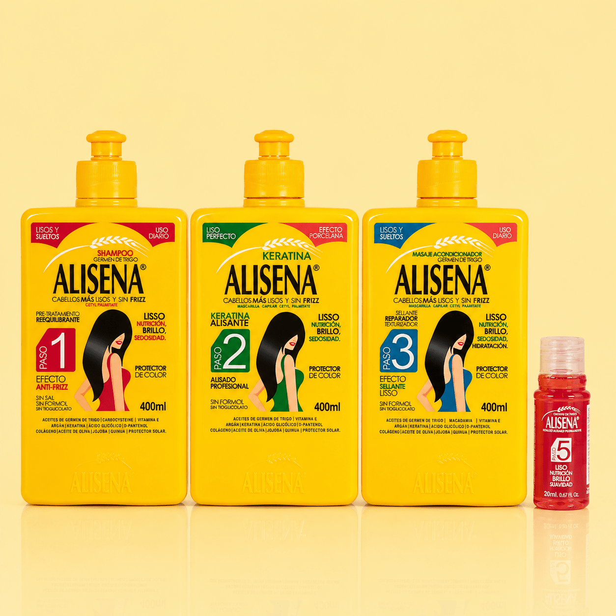 Kit Keratina Alisena 400 ml – Alisado sin formol, seguro y eficaz para controlar el volumen - SAYII