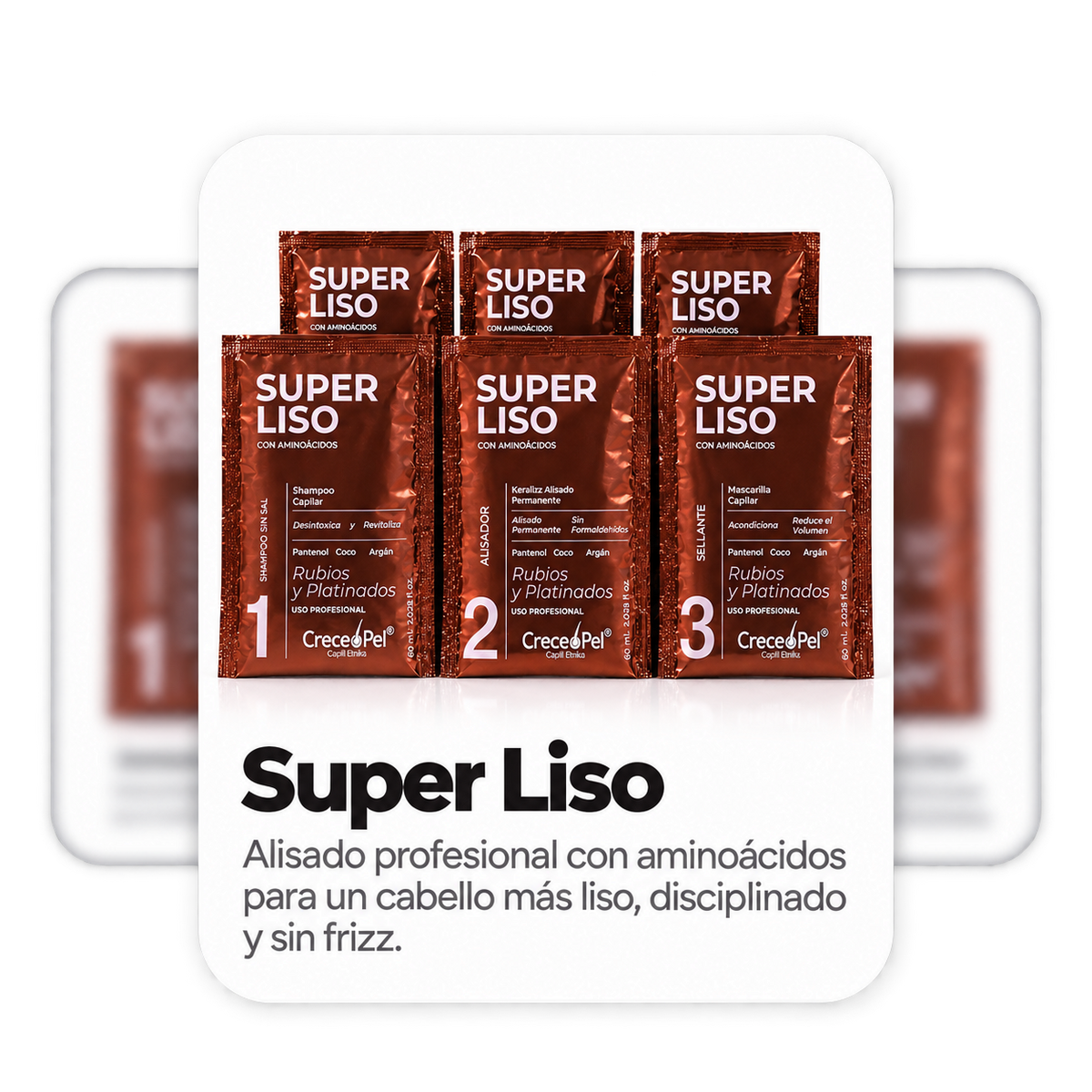 3 pasos,un Super liso pensado para tu rubio 