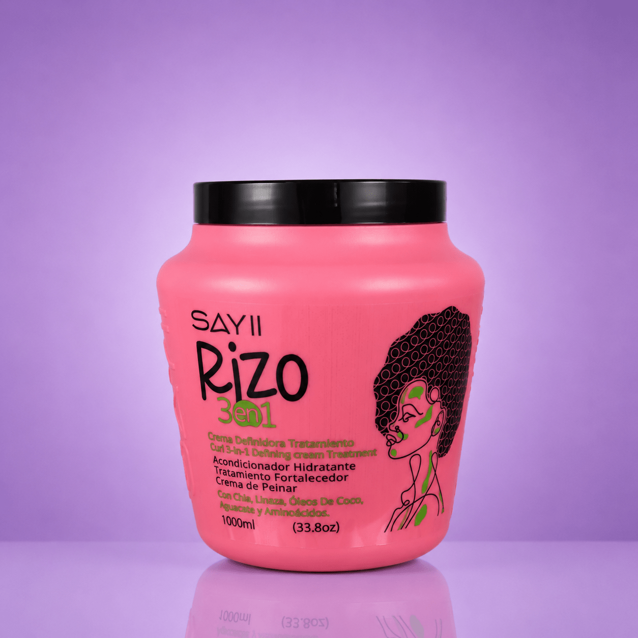 Kit Cabello Crespo 3a-3c SAYII Rizo 3 en 1 - Definición, nutrición y control del frizz - SAYII