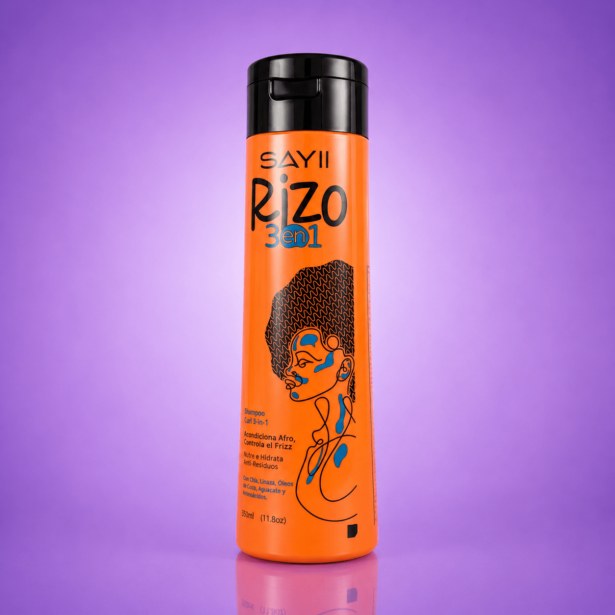 Kit Cabello Afro 4a-4c Rizo 3 en 1 - Hidratación, definición y control del frizz - SAYII