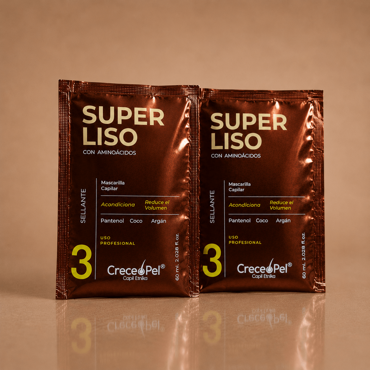 Mascarilla Super Liso Aminoácidos 60ml Paso 3 – Alisado Orgánico Profesional