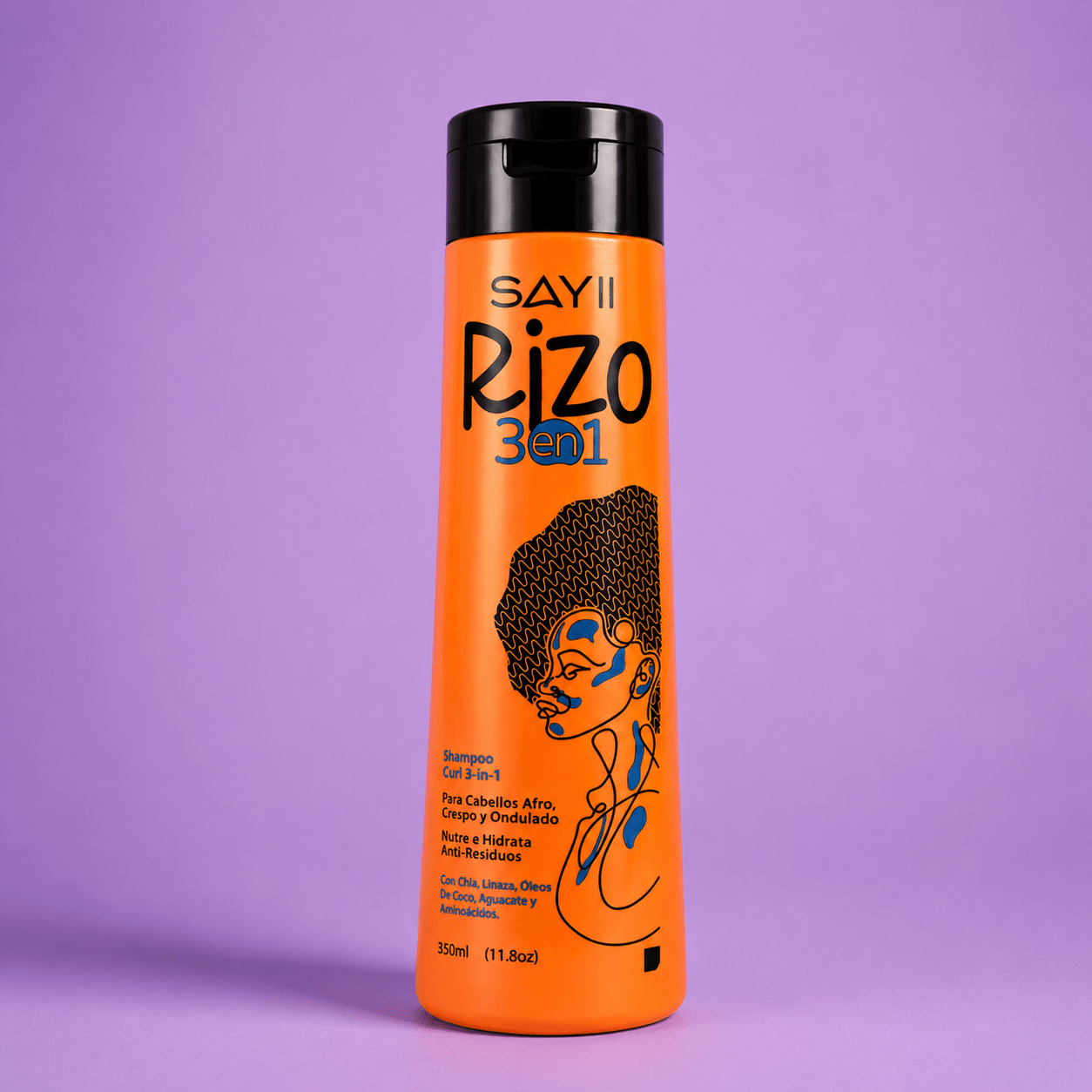 Kit Cabello Afro 4a - 4c Rizo 3 en 1 - Hidratación, definición y control del frizz - SAYII