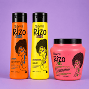 Kit Cabello Crespo 3a - 3c SAYII Rizo 3 en 1 - Definición, nutrición y control del frizz - SAYII