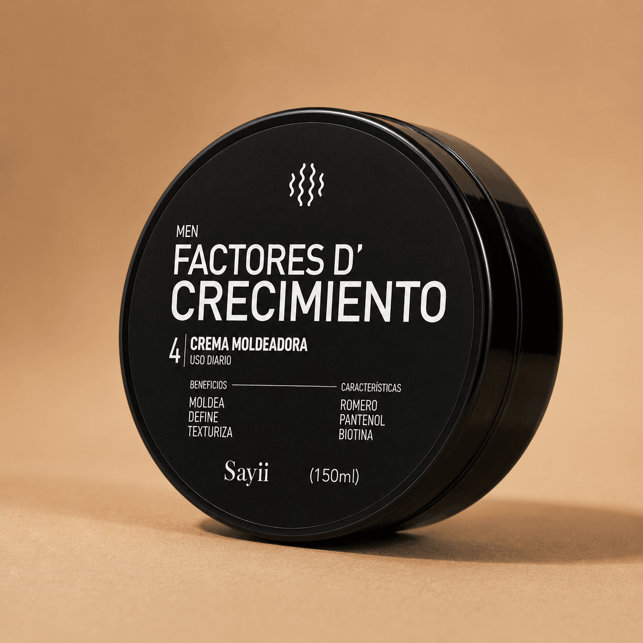 🎁 Crema Moldeadora Factores de Crecimiento MEN – Estilo y fortalecimiento capilar 150ml (20% off) - SAYII