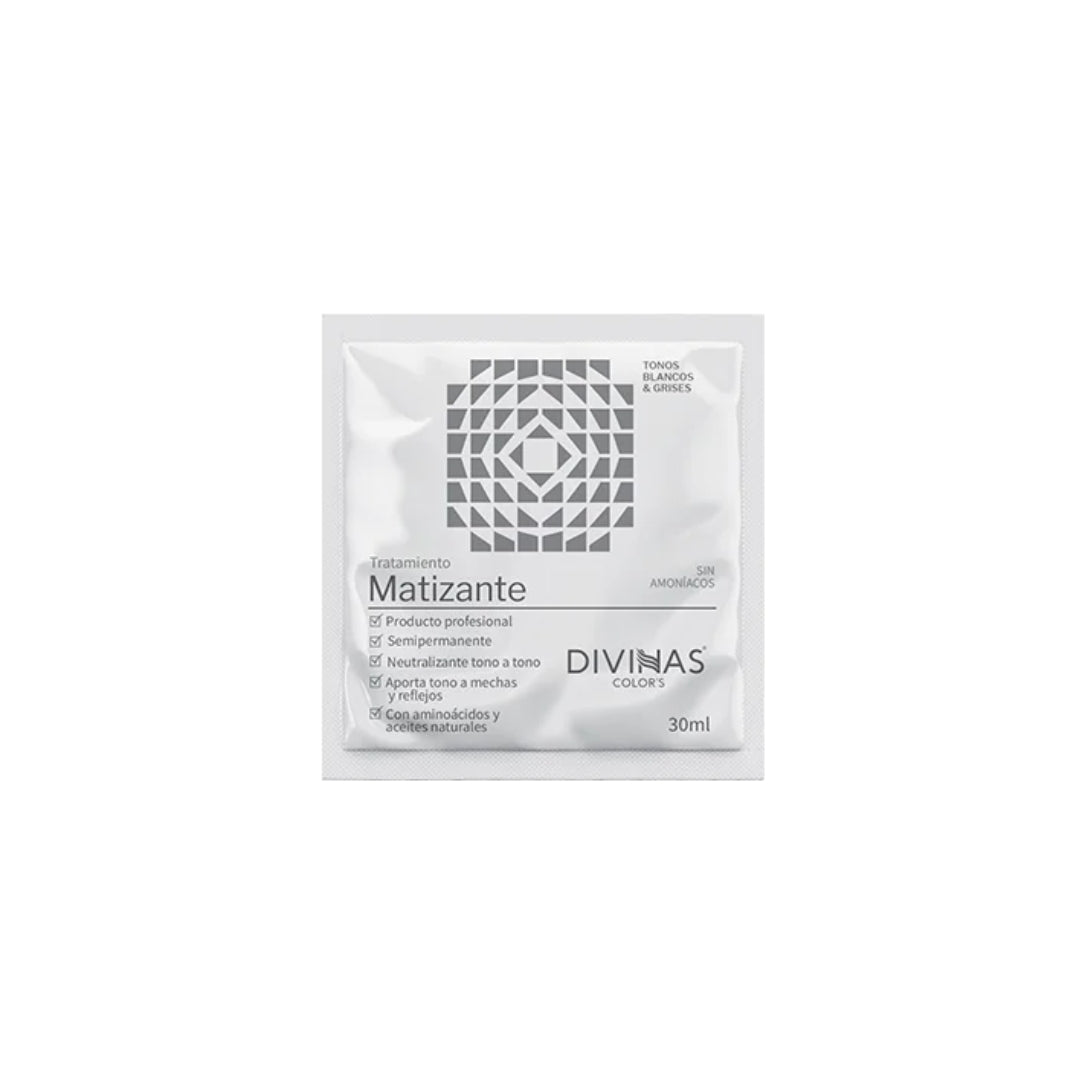 Mascarilla Blancas y Grises Divinas Color Sachet 30 ml · Mayorista