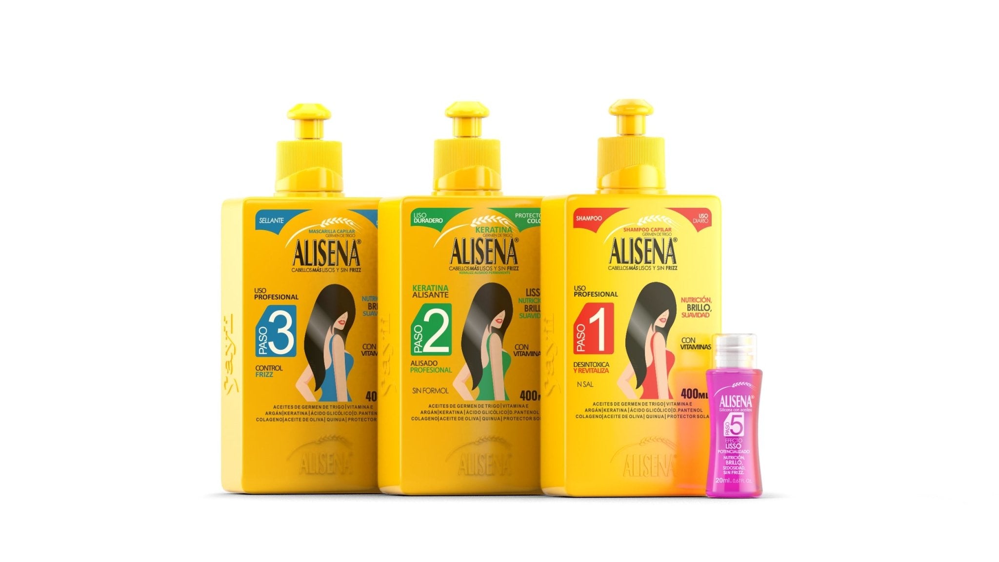 Kit Keratina Alisena 400 ml – Alisado sin formol, seguro y eficaz para controlar el volumen - SAYII