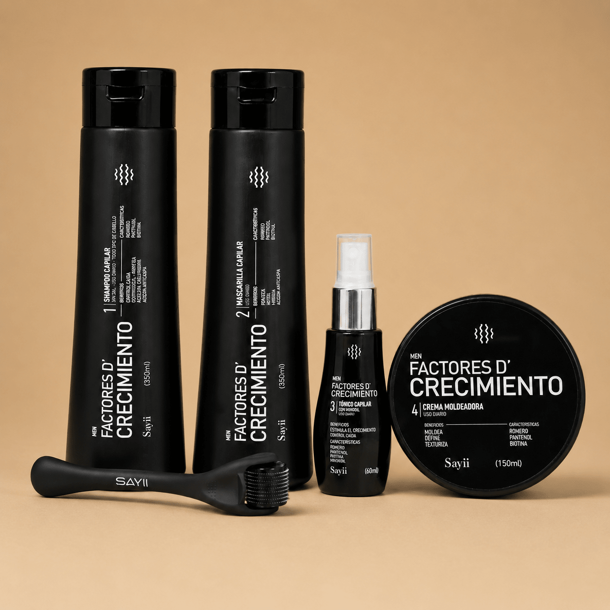 Derma Roller – Estimula el crecimiento capilar desde la raíz - SAYII