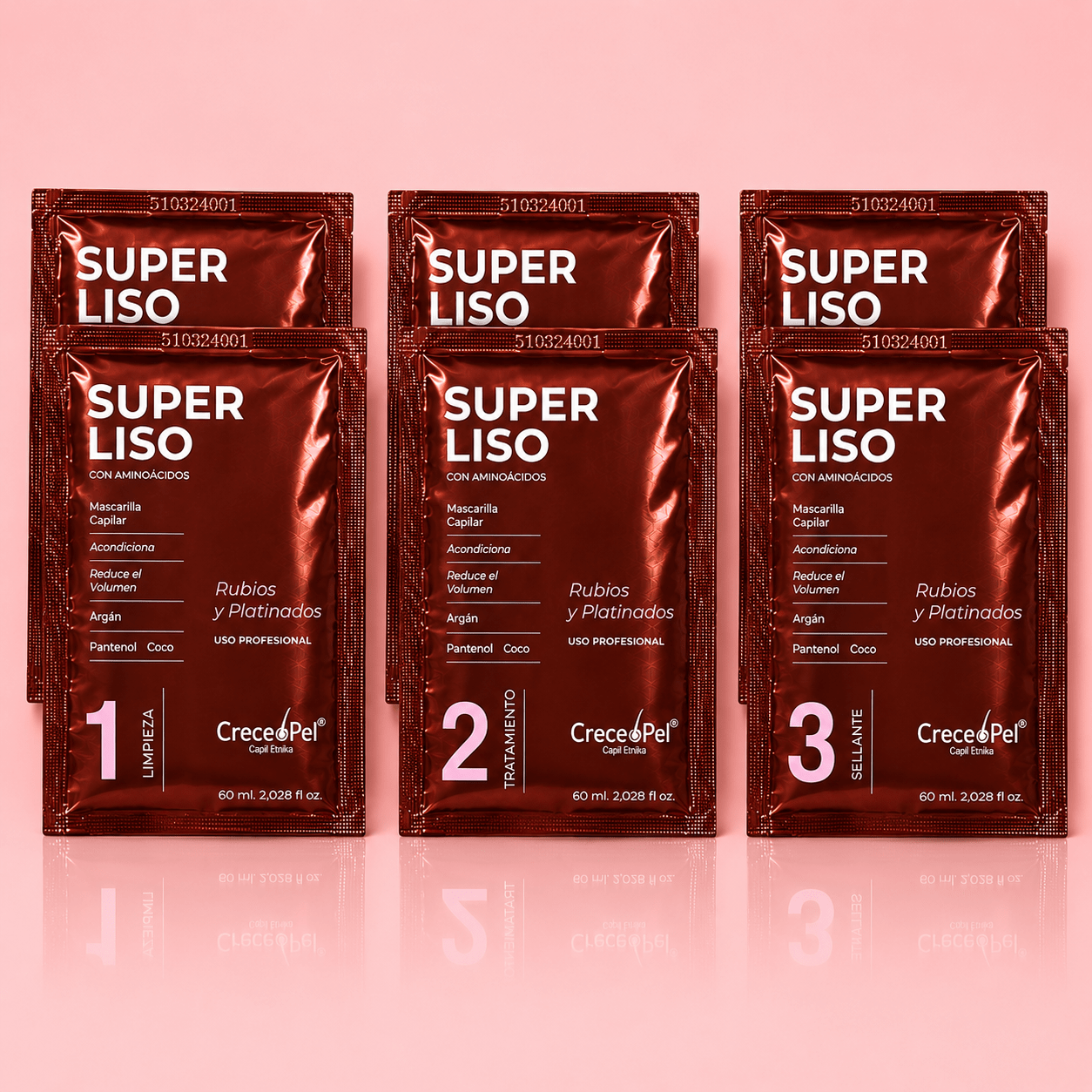 Kit Super Liso Aminoácidos Rubios y Platinados 120 ml – Alisado Orgánico Profesional - SAYII