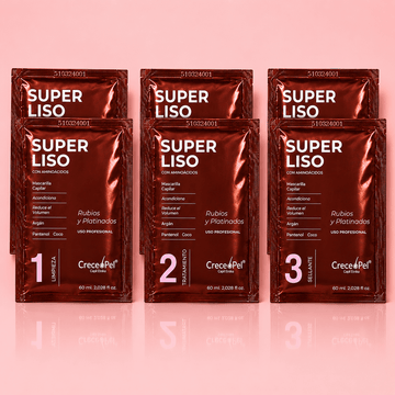 Kit Super Liso Aminoácidos Rubios y Platinados 120 ml – Alisado Orgánico Profesional - SAYII