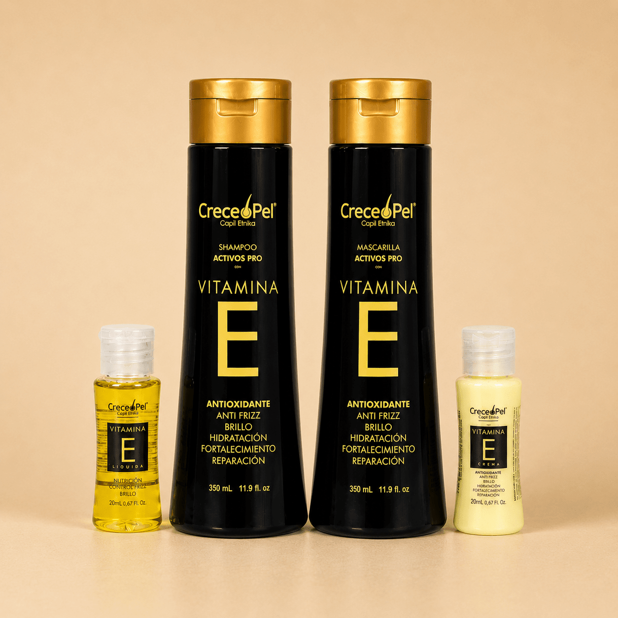 🎁 Kit Vitamina E Crecepel – Vitalidad y Crecimiento (20% off) - SAYII