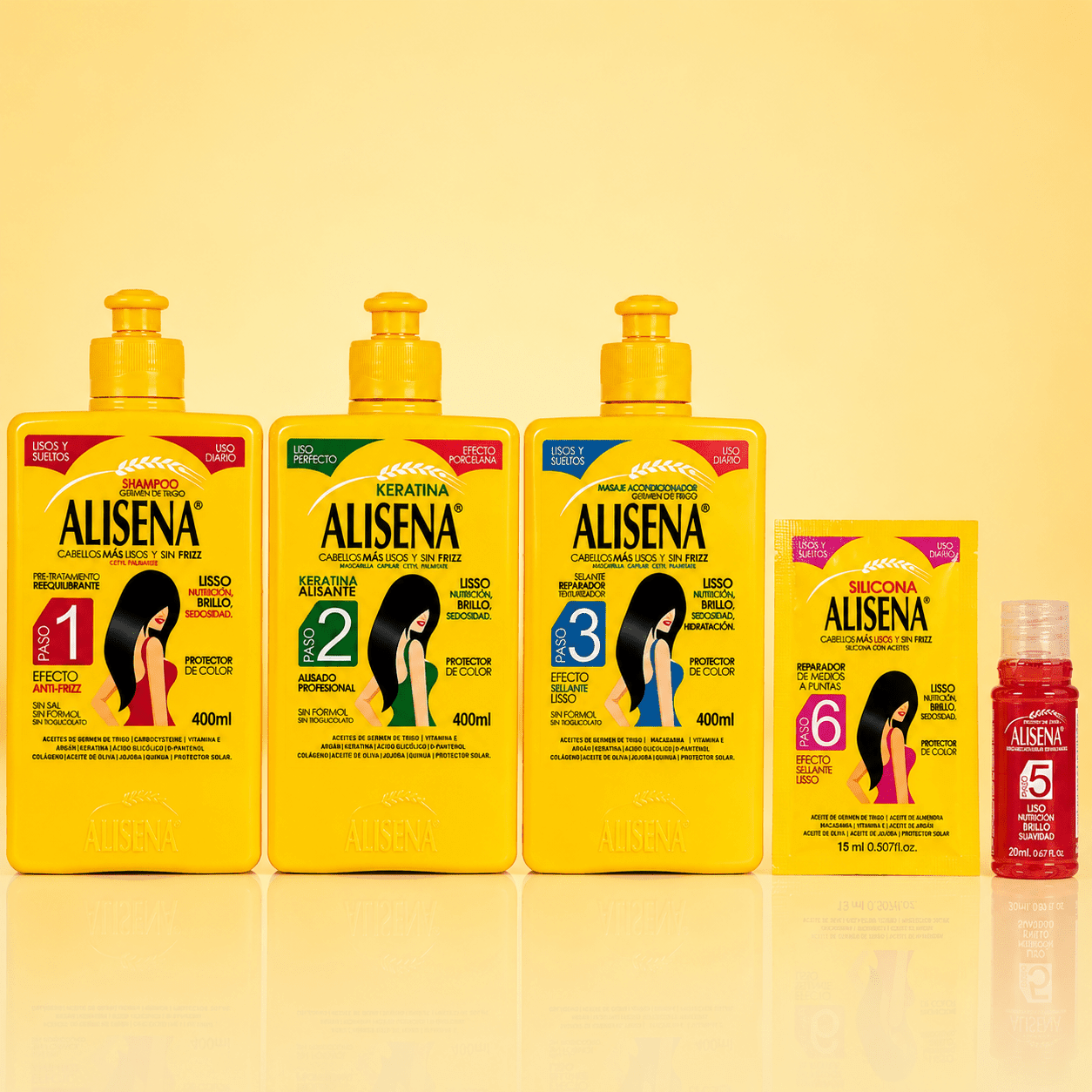 🎁 Kit Keratina Alisena 400 ml – Alisado sin formol, seguro y eficaz para controlar el volumen (20% off) - SAYII