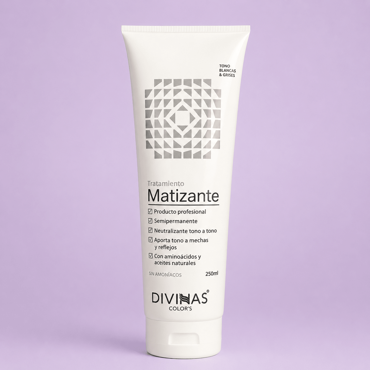 Mascarilla Blancas y Grises Divinas 250 ml – Neutraliza el amarillo y realza el brillo natural - SAYII