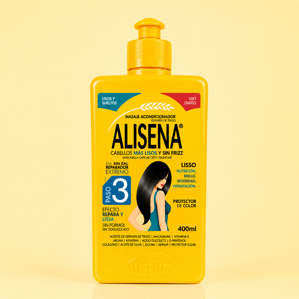 Kit Keratina Alisena 400 ml – Alisado sin formol, seguro y eficaz para controlar el volumen - SAYII