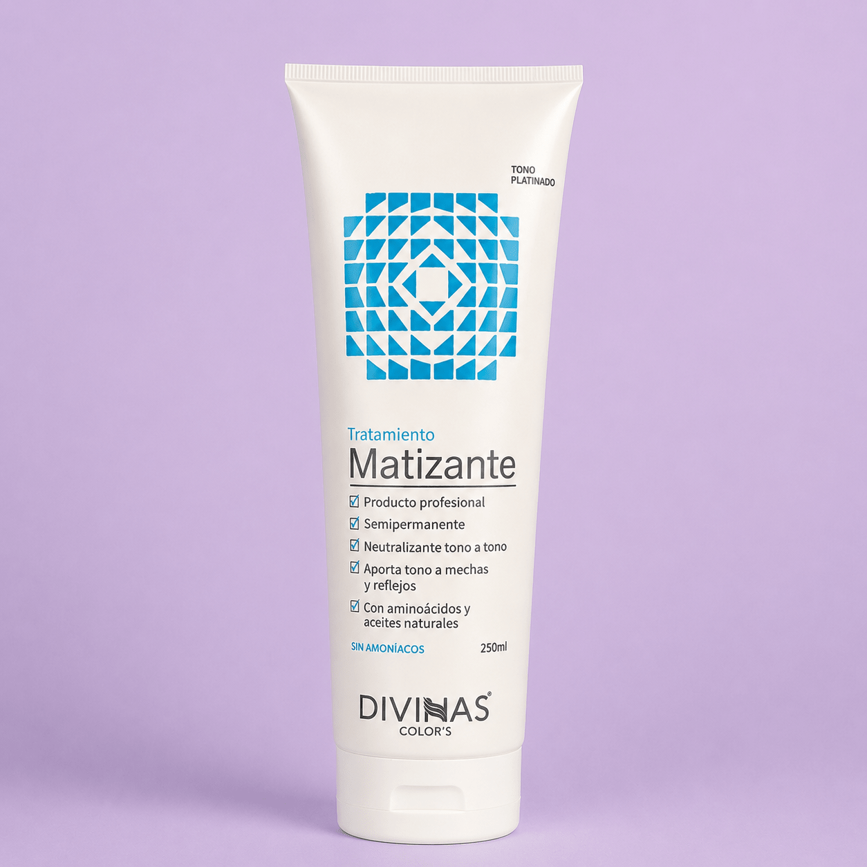 Mascarilla Platinado Divinas Colors 250 ml – Matiza, hidrata y protege tu color - SAYII