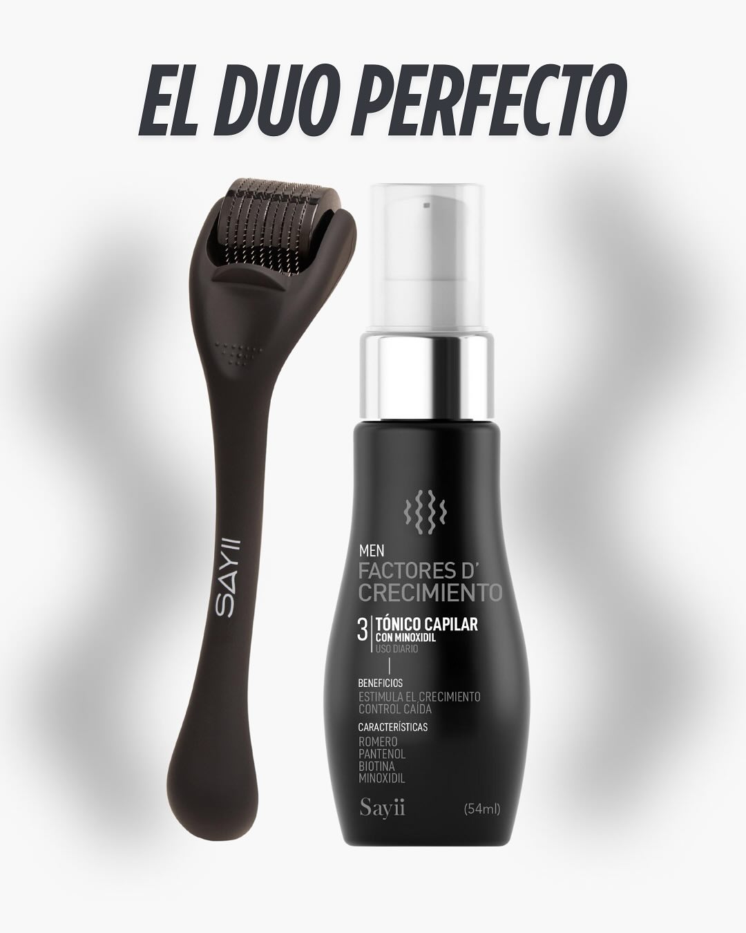 Duo Perfecto Crecimiento Capilar Intensivo con Minoxidil - SAYII