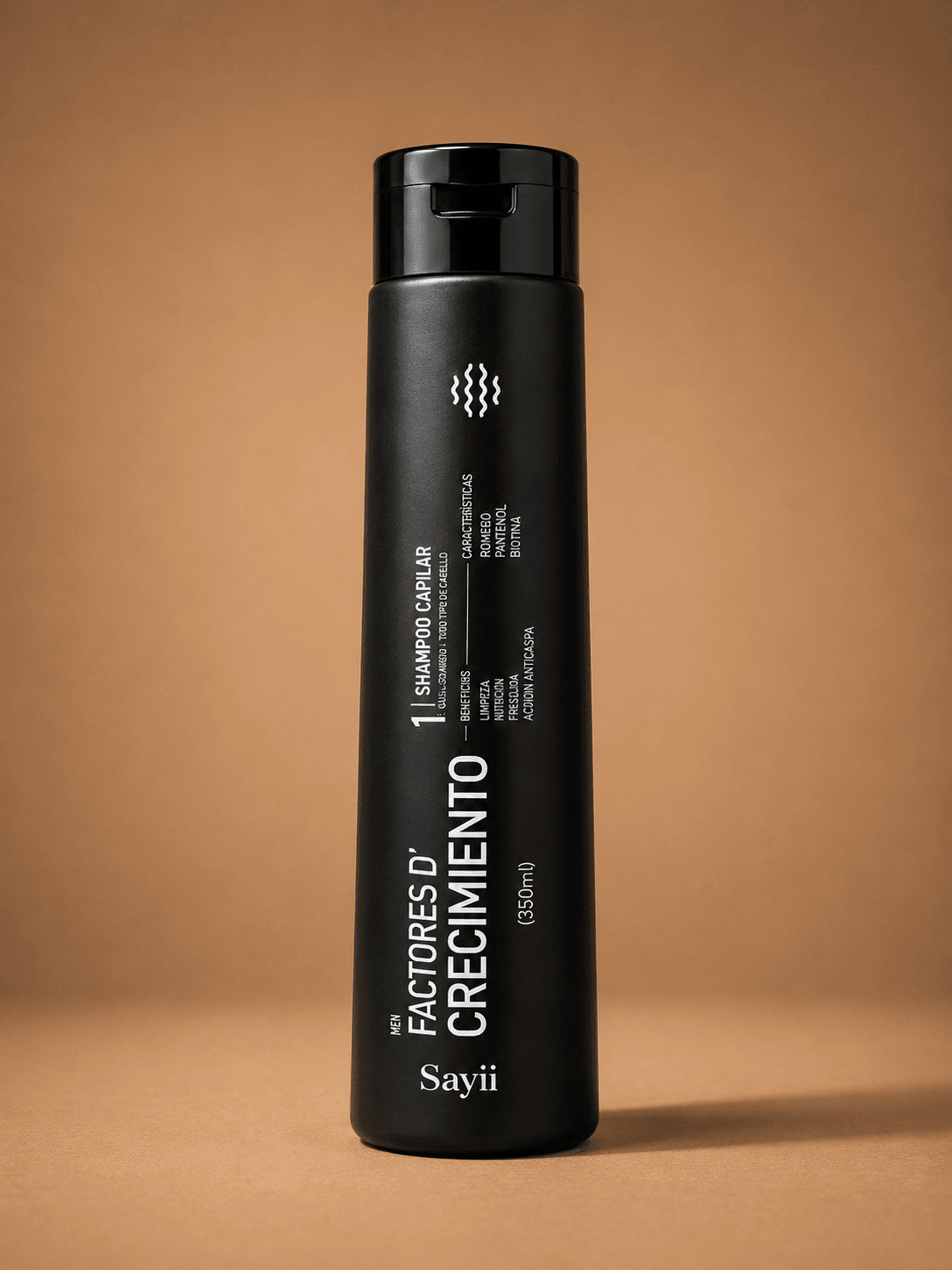 🎁 Shampoo Factores de Crecimiento MEN – Estimula y fortalece desde la raíz 350ml (20% off) - SAYII