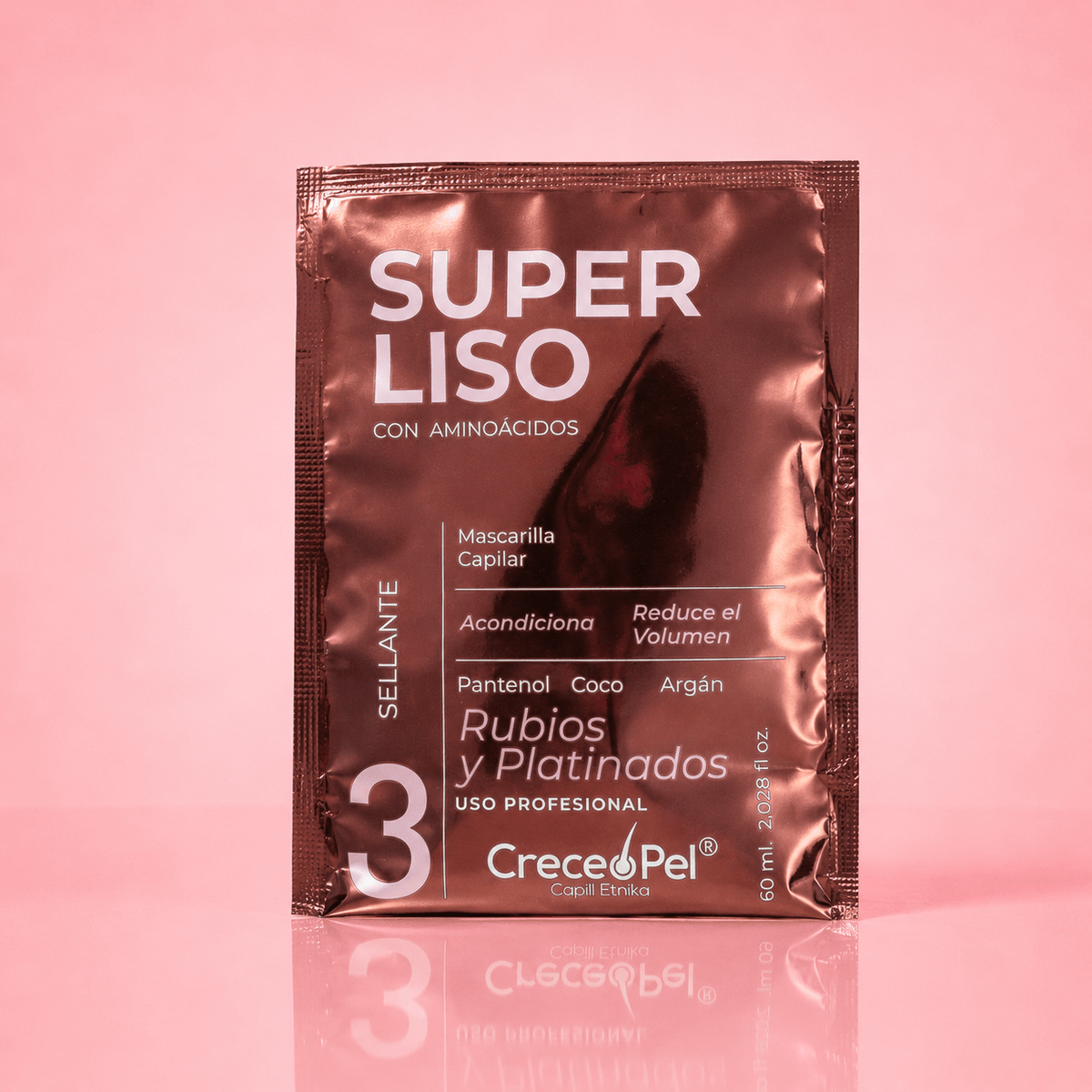Mascarilla Aminoácidos Super Liso Rubios y Platinados Paso 3 Sachet 60 ml · Mayorista