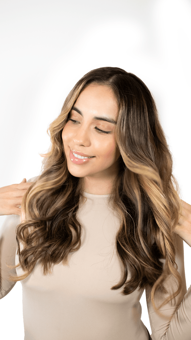Set Champán de Ondas Sin Calor en Satín | Ondas Perfectas sin Plancha ni Rizador - SAYII
