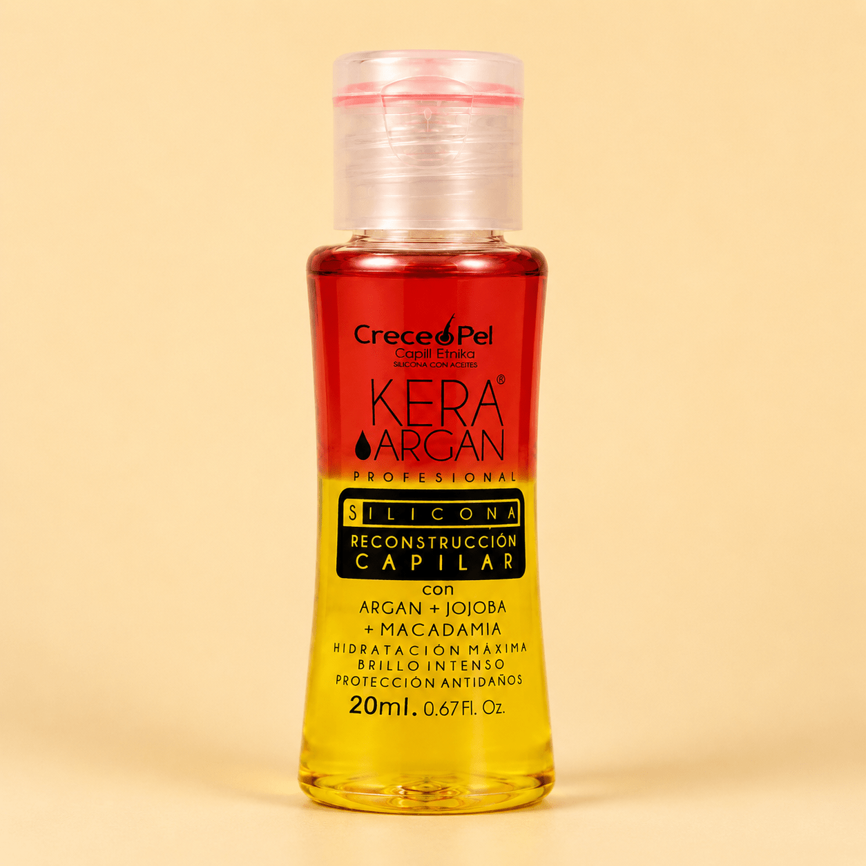 Ampolleta Kera Argan Bifásica 20 ml – Brillo y Suavidad al Instante - SAYII